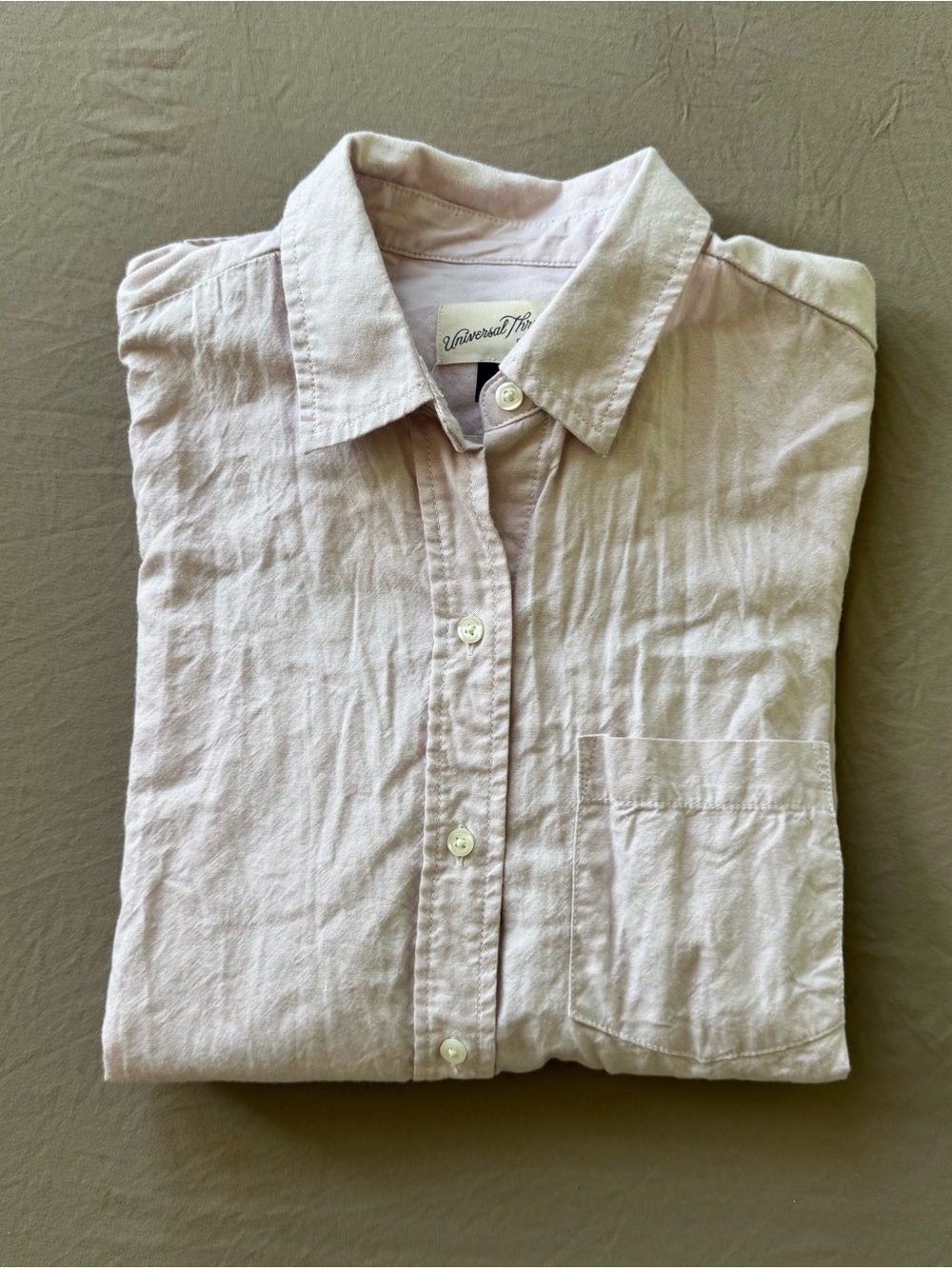 Universal Thread Pink Classic Oxford Button Up Shirt